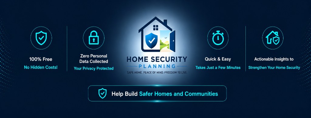 Home Security Planning — 100% Free, Zero Personal Data, Quick & Easy, Actionable Insights